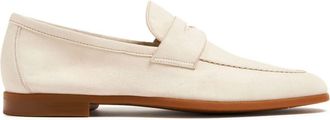 Magnanni Danillo suede loafers - men - Calf Leather/Calf Leather/Calf Suede - 39 - White