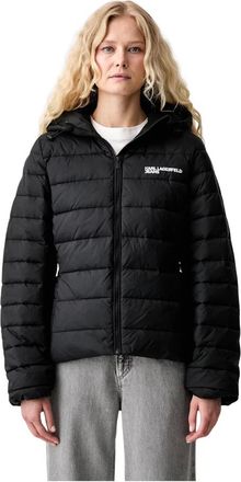 Karl Lagerfeld Giacca Trapuntata - - Jackets - Donna - Nero - XL