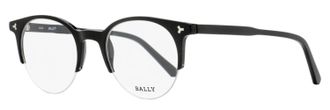 Bally Unisex Oval Eyeglasses BY5018 001 Black 47mm