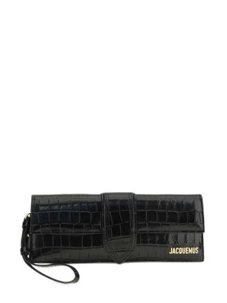 Jacquemus Le Bambino clutch met krokodileffect