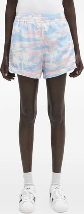A Bathing Ape Shorts con stampa - Blu