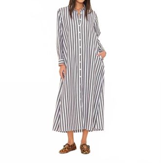 Xirena Boden Dress In Ink Stripe