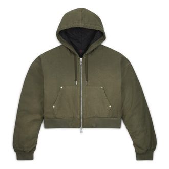 Nike Jordan (WMNS) Air Jordan x Travis Scott Canvas Hooded Jacket Asia Sizing Cargo Khaki FD9114-325
