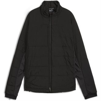 Puma Womens Kyley Quilted Performance Golf Jacket in Black - Size 16 UK