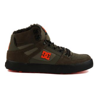 DC Pure Hi Top WC Sneakers Olijf - Heren - Sneakers - Groen - 42 EU - Leer - Schoenen