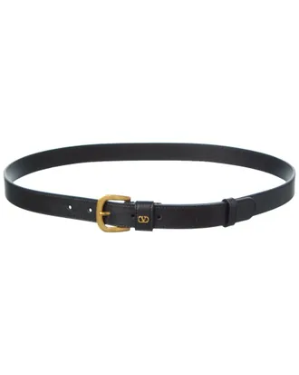 Valentino Vlogo Signature Leather Belt