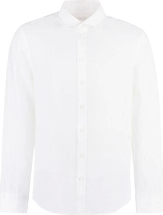 Bastoncino Camicia in lino - Bianco