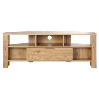 Calicosy Mueble de TV de Esquina 1 Caj&oacute;n Decoraci&oacute;n Roble - L120 cm