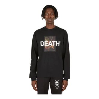 DEATH Cigarettes Heren, Tops, Zwart, Maat: M Katoen
