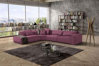 Egoitaliano Ecksofa »Beverly, extravangantes Designsofa mit erstklassigem Sitzkomfort« wahlweise mit elektrischer Relaxfunktion, Kopfteilverstellung