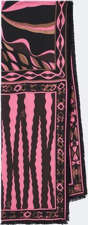Pucci Printed silk twill scarf