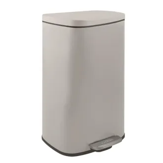Spirella Spirella - Papelera De Cocina Con Pedal Acero Akira 30l Topo Mate