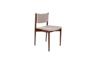 Dutchbone Silla de tela moteada beige