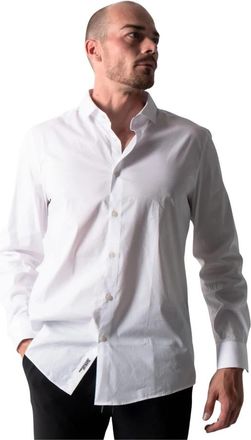 Drykorn Formal Shirt - Heren - Zakelijke Overhemden - Wit - XL - Katoen - Overhemden