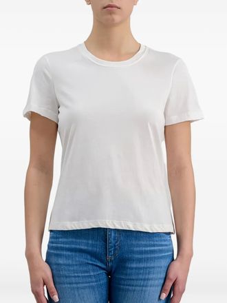 AG - Adriano Goldschmied crew-neck short-sleeve T-shirt - women - Cotton - S - White