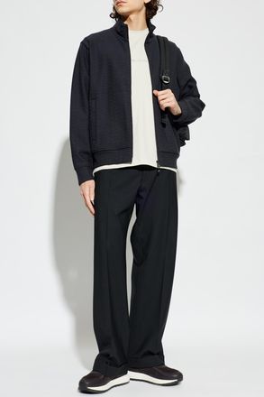 Emporio Armani Monogram Sweatshirt, Mens, Black