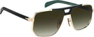 Eyewear by David Beckham DB 7157/S Pef9K 61-15-145 Zonnebrillen - unisex - Accessoires - Zwart - Maat: 61 MM