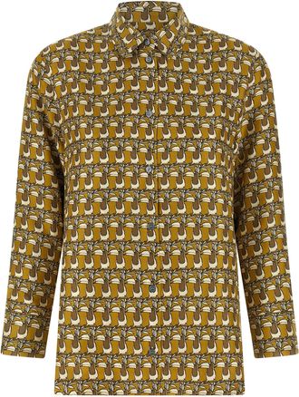 Max Mara Multicolor Silk Womens Blouse