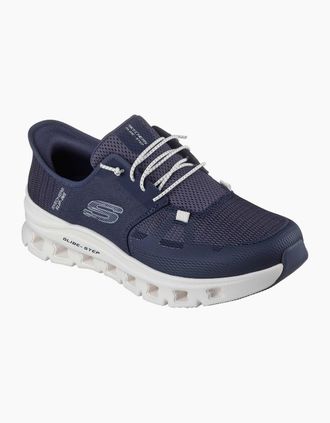 Skechers Mens Skechers Glide-Step Pro Polyester Mens Navy Trainers - Size: 10