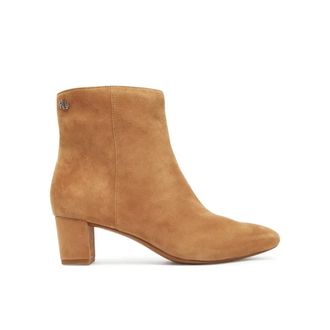 Ralph Lauren Lauren Enkellaars - Dames - Schoenen - Bruin - Maat: 37 EU Su&egrave;de