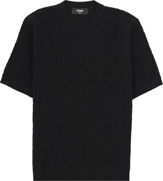 Fendi Ff Cotton T Shirt