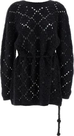 Isabel Marant Dames, Jurken, Zwart, Maat: XS Mohair