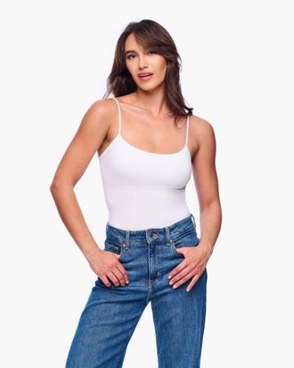 Cosabella Talco Long Camisole in White at Nordstrom, Size X-Large