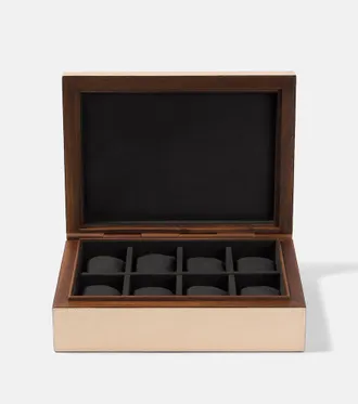 Giobagnara Frank wood and leather watch box