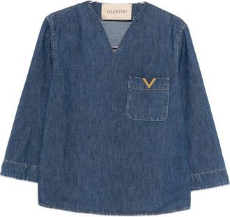 Valentino Womens Shirts Blue