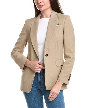 Brunello Cucinelli Linen & Silk-Blend Blazer