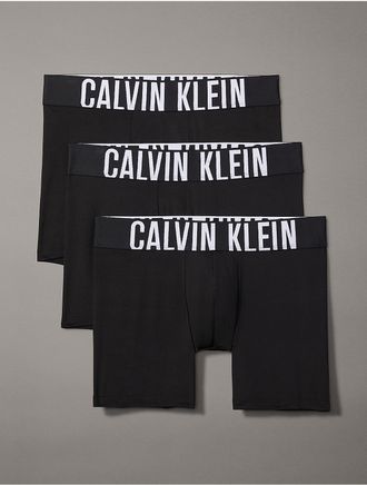 Calvin Klein Mens Intense Power Micro 3-Pack Boxer Brief - Black - XL