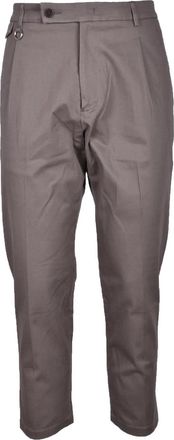 Golden Craft 1957 Tailored Turquoise Trousers With Mid-Rise Waist And Tapered Cut