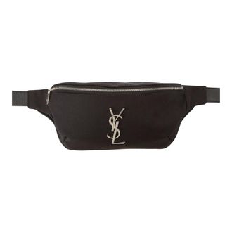 Saint Laurent Ri&ntilde;onera Cassandre Classic - Bags - Hombre - Negro - ONE SIZE