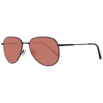 Serengeti Eyewear Mens Black Metal Sunglasses - One Size