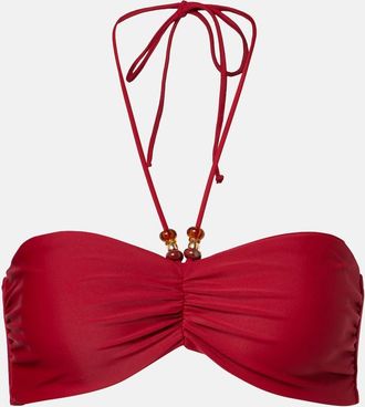 JADE Swim Zoe ruched bikini top