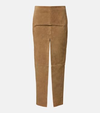 Rick Owens Suede maxi skirt