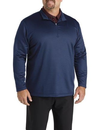 adidas Big & Tall 1/4-Zip Performance Pullover in Collegiate Navy at Nordstrom, Size Xx-Large