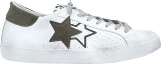 2Star Hombre, Zapatos, Blanco, Talla: 42 EU