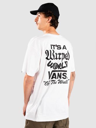 Vans Warped World T-Shirt bianco