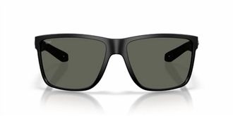 Costa Mens Broadbill Ii Xl Rectangular Sunglasses In Matte Black Gray