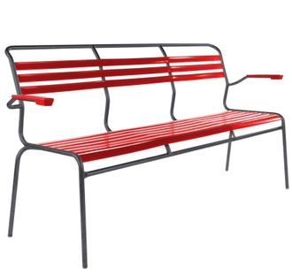 Schubiger M&ouml;bel L&auml;ttli-Bank S&auml;ntis mit Armlehnen