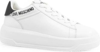 Love Moschino Sneakers - Dames - Sneakers - Wit - 40 EU - Leer - Schoenen