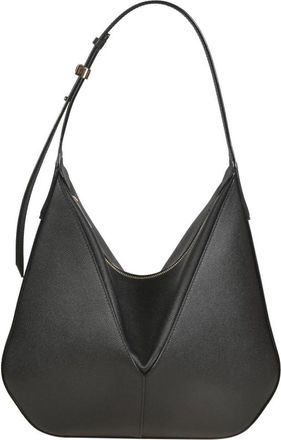 Valextra Vivi Textured Hobo Bag