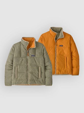 Patagonia Reversible Down Better Fleece Pullover grau
