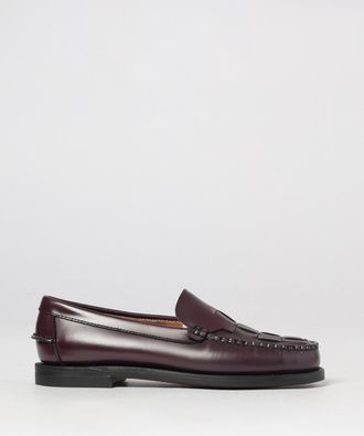 Sebago Mocassini penny loafer Frank in pelle di vitello intrecciata