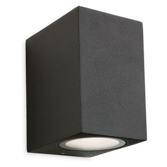 Netlighting Capital LED Single Outdoor Wall Light Graphite IP54 in Black
