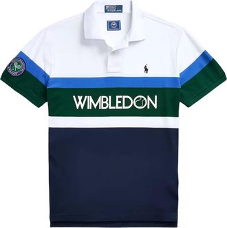 Polo Ralph Lauren Polo Wimbledon con design color-block - Bianco
