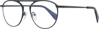 Yohji Yamamoto Klassieke Zwarte Ronde Bril - Heren - Brillen - Zwart - ONE Size - Accessoires