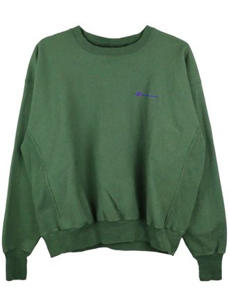 Saint Mxxxxxx crew-neck cotton-blend sweatshirt - Green