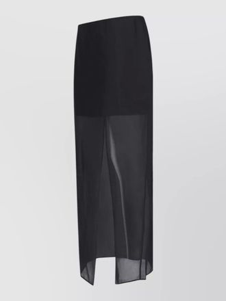 Filippa K skirt shorts elastic waistband sheer panel slit